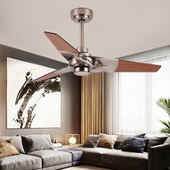 ST-⛵42Inch Living Room Ceiling Fan Lights Smart Home Restaurant Fan Lamp Wind BedroomledFan Light WLNR