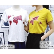 ISLEE Print Motif Jersey T
