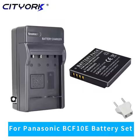 CITYORK 1200mah BCF10E DMW-BCF10E BCF10GK BCF10PP Digital Camera Battery For Panasonic DMC-F2 F3 F4 