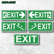 Acrylic exit sign acrylic exit sign
