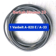 RB V BELT VANBELT FANBELT MESIN CUCI A820E A-820E A820E A820 E A33 A