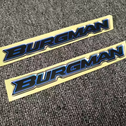 For Suzuki Burgman AN125 AN200 AN400 AN650 Motorcycle Emblem Badge Decals Scooter Stickers 125 200 4
