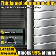 【Thickened aluminumalloy】 bidai tingkap blind curtain  venetian blind 2 panel blinder no drill  curt