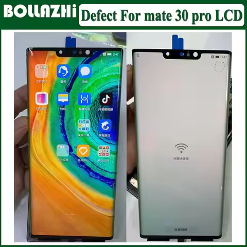 Small Dot For Huawei Mate 30 Pro LCD Touch Panel Screen Digitizer LIO-L09 L29 AL00 TL00 Display Asse