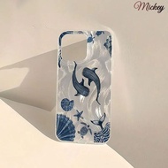 Iphone Phone Case.Ocean Whale Suitable for Apple 17/16promax Phone Case 15 Creative 14/13/Feather Ya