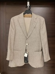 Massimo Dutti 全新亞麻格紋西裝外套