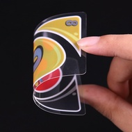 Board Games UNO H2O Card Game WaterProof Pressure Proof PVC Plastic Transparent Kids Toys Playing Ca