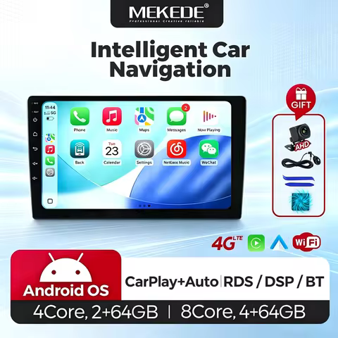 7 9 10 Inch General Car Radio 2+64GB/4+64GB Wireless Carplay Android auto 4G 8 Core Multimedia Playe