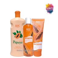 BDL 3in1 Package - Bdl Body Lotion & Body Wash + Face Wash Papaya - BDL Original 3in1