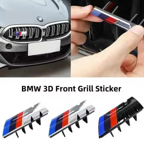 BMW 3D Front Grille Badge X1 X2 X3 X4 X5 F48 G01 E84 E83 F39 F10 F30 G11 G07 G86 G60 E60 Vehicle Bod
