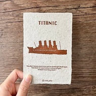 Titanic 鐵達尼號 | 電影明信片 心意卡 插畫 手造紙 手工紙 咖啡