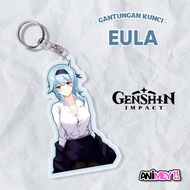 GANTUNGAN Eula Genshin Impact Keychain / Keychain / Acrylic Keychain