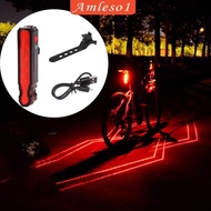 [Amleso1] Bike Rear Light, Light Accessories Seatpost Bike Lights Warning