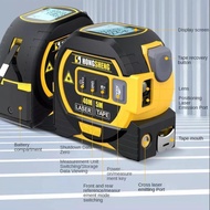 3-in-1 40/60M Digital Laser Tape Distance meter Measure Range Finder Laser Rangefinder with Screen Tools Display Ruler