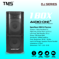 1 BOX Speaker Fullrange AUDIO ONE DJ Series 8-15inch Double Speaker PASSIVE | TMSAUDIO
