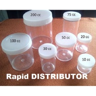 9 Pieces CUP 10mL Plastic PS Pot Cream/ 10cc Ointment UrineML Urine Container SLIME