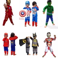 Superhero hulk iron man ultramen captain america Shield spiderman Free Mask/superhero Kids Clothes Free Mask