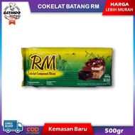 Cokelat Batang RM 500gr / Coklat Blok RM (Dark Chocolate Compound) By PARROT - Coklat Masak - Coklat