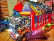 Miniatur truk oleng ukuran jumbo KAYU TRUK OLENG TERKEREN FULL VARIASI