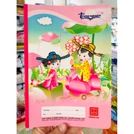 Poinsettia Hong Ha 4-panel notebook to prevent glare and eye strain, 48-page notebook with bonus for