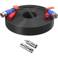 ZOSI 1 Pack 60ft 18m 2-in-1 Video Power Cable, BNC Extension CCTV Surveillance Camera Cables for 960