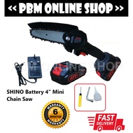 Battery Chainsaw SHINO [Chain saw] Lithium-ion Battery Chain Saw, SHINO 4" mini chain saw