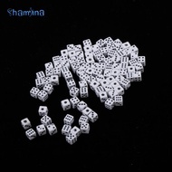 [Shamjina]  100pcs   5mm   Six - sided   D6   Dice   for   D & D   Role   Playing   Games