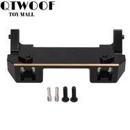 QTWOOF Front Bumper Mount, Brass Rust-Proof Front Bumper Bracket, With 4 Screws Heavy Duty Front Rep