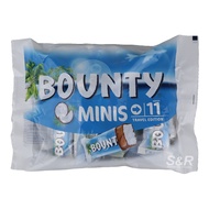 Bounty Minis Coconut Chocolate 11pcs 333gm Made In Netherlands