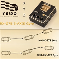 YSIDO RX-G7B 3-Axis Gyro RC Car Drift Stabilizer Gyroscope CNC Metal Shell 4.8-10V for RC Drift Raci
