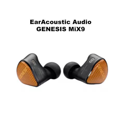 EarAcoustic Audio GENESIS-MiX9 1DD+4BA+ 4PD 9-Driver Hybrid Drivers IEMs HiFi In Ear Monitor