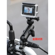 Motorcycle Bracket gopro Accessories Mobile Phone Navigation Handlebar Fixing 360 Panoramic Sports Camera Rearview Mirror Bracket