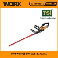WORX WG260E.5 20V 61cm Hedge Trimmer