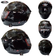 Kyt RC10 Full Face Black Solid Helmet / KYT Helmet / SNI Helmet / New Helmet / Full Face Helmet / Sp