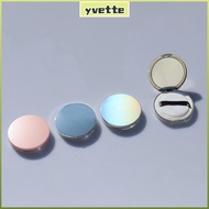 YVE Powder Box, 5g with Powder Puff Makeup Jar, Portable Plastic Ultra-thin with Mirror Cosmetics Co
