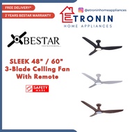 Bestar SLEEK 48" | 60" 3-Blade Celling Fan with Remote