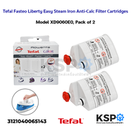Tefal Fasteo Liberty Easy Steam Iron Anti-Calc Filter Cartridges, Model XD9060E0, Pack of 2, (Authentic, Imported from Europe), Clothing Iron Accessories