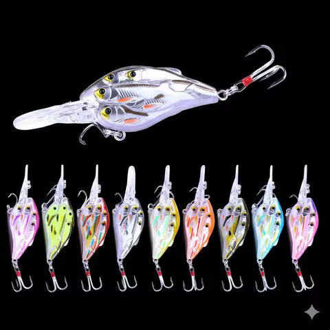 1pc Diving Depth 2.5m Crankbait Fishing Lures Swimbait Isca Artificial Bait floating Fishing Wobbler