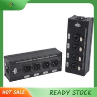 [luxiang.] 1Pair 4-Channel 3-Pin XLR or 6.3Mm Audio and  over Network Cable Extender,  Network Exten
