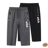 Men's 3 quarter pants ice silk tracksuit quarter Tianyu Jianlong Qipu pants men's summer leisure sho