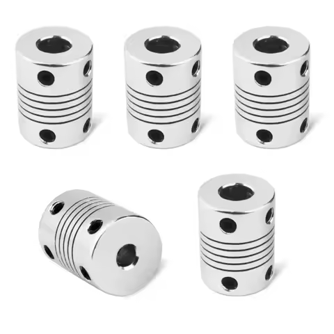 New Z Axis Flexible Coupling D19XL25 Aluminum 10mm 8mm 6mm 5mm 4mm for Stepper Motor Coupler Shaft C