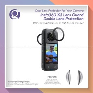 Sticky Lens Guards for Insta360 X3 Anti-Scratch Protector Panoramic Lens Cover Insta 360 X 3 Insta36