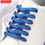 CRAFTSERIES One Pairs Rainbow Elastic Laces Sneakers No Tie Shoe Laces Flat Rubber Shoelace For Shoe