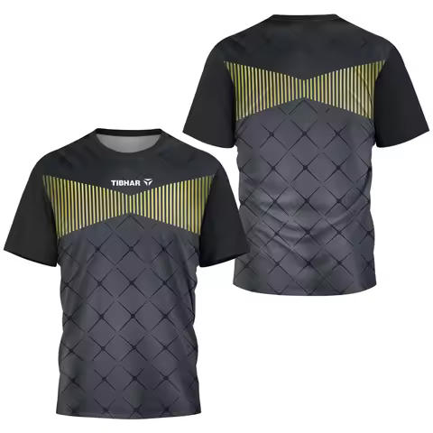2026 Felix Lebrun League Clothing Men's Table Tennis T-Shirt Quick Drying Breathable Short Sleeve Me