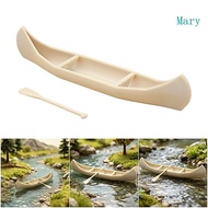 Mary Detailed 3D Print Ancient Boat Paddle Model Figurine Decoration For Doll House