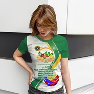 Bestselling Nutrition Month Green 3D Print Tee - Breathable Dry-Fit Fabric | XXS to 5XL