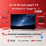 [SG Stock]55 Inch UHD 4K Smart TV Android TV | Google TV | Frameless Display | Netflix Youtube