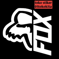 Fox motorbike helmet logo and writing cutting stickers. Quality cutting fox fox tail 9 kurama helmet