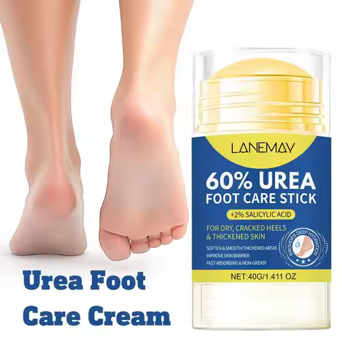 LANEMAY Urea Foot Cream Stick For Thickened Skin Softening Exfoliating Foot Balm Ultra Hydrating Cra