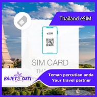 [eSIM][1-10 Days] Thailand High Speed Unlimited Data 4G Travel Prepaid eSIM Roaming Data (Truemove)